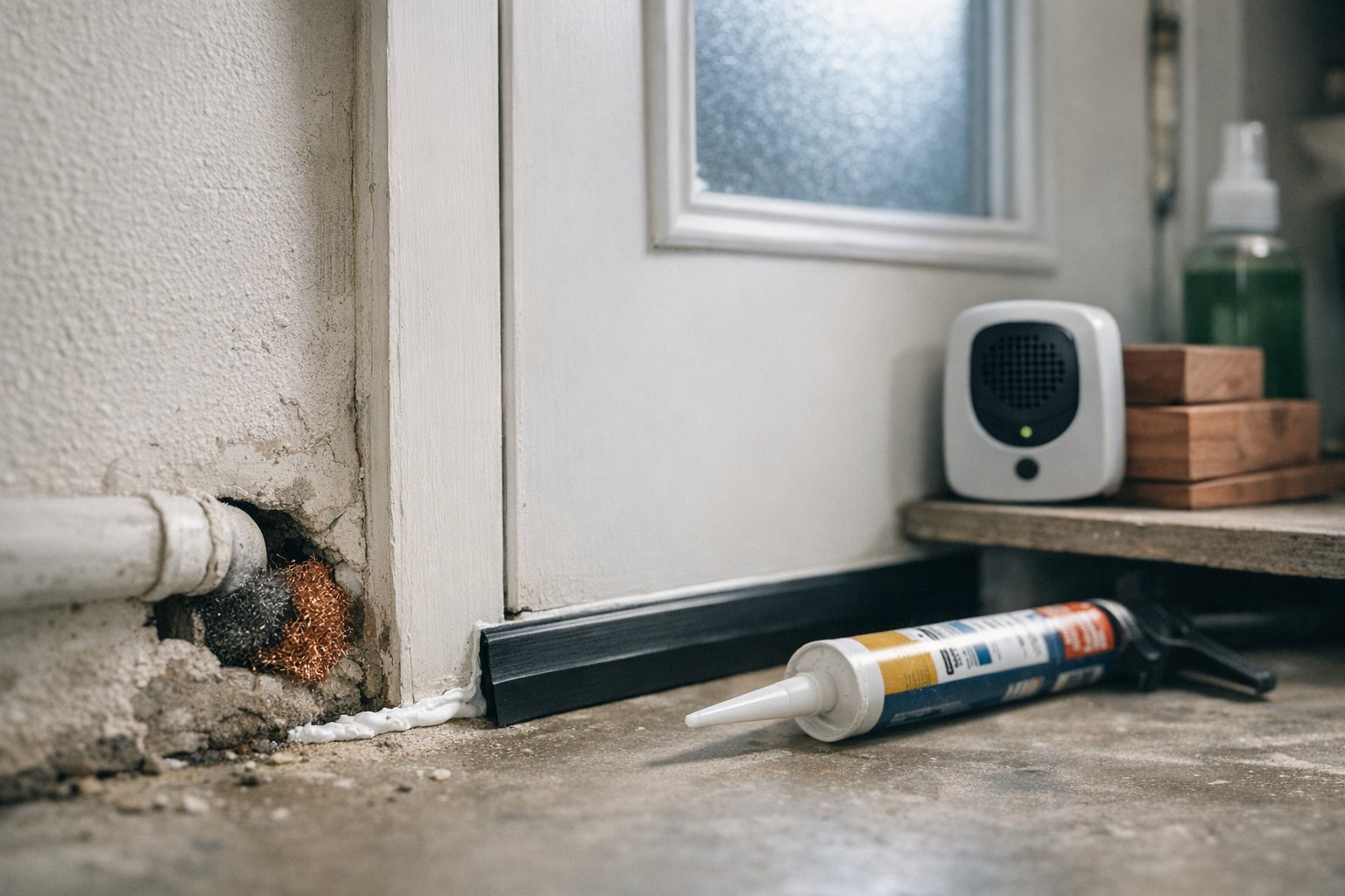 Materialen tegen muizen in huis