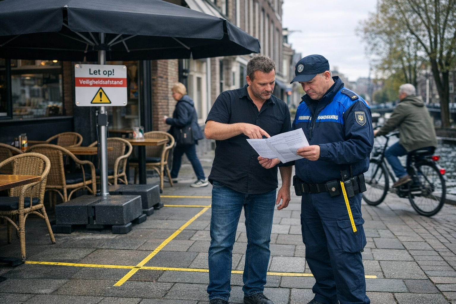 Horeca parasol vergunningen en veiligheidsnormen
