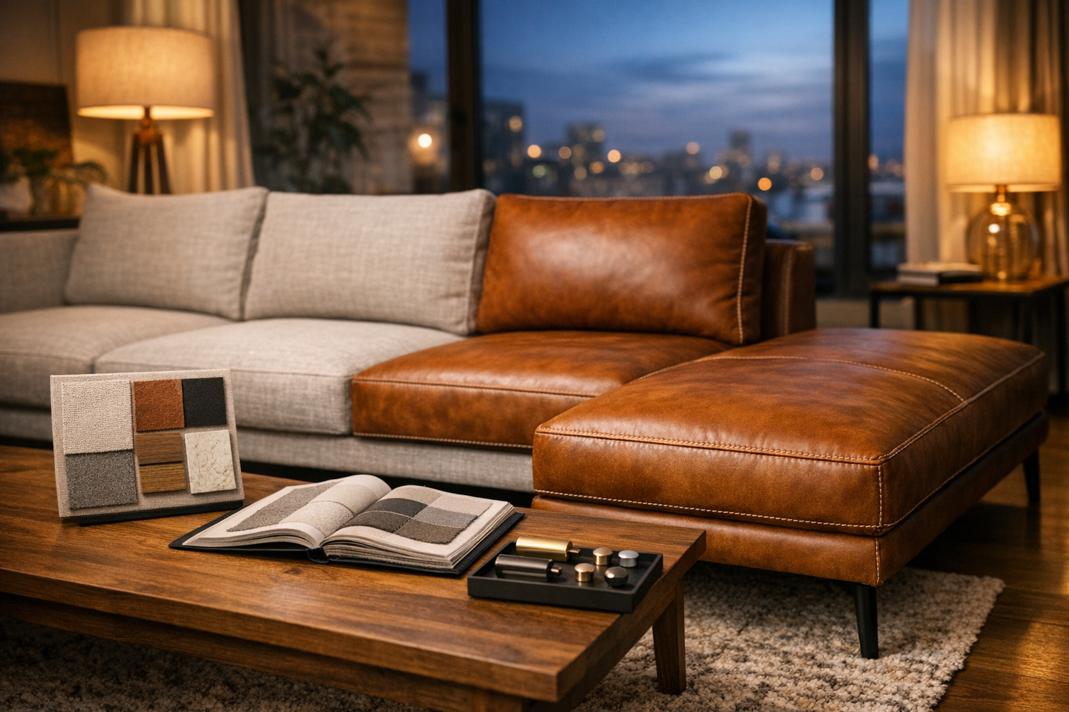 Afwerking opties maatwerk bank