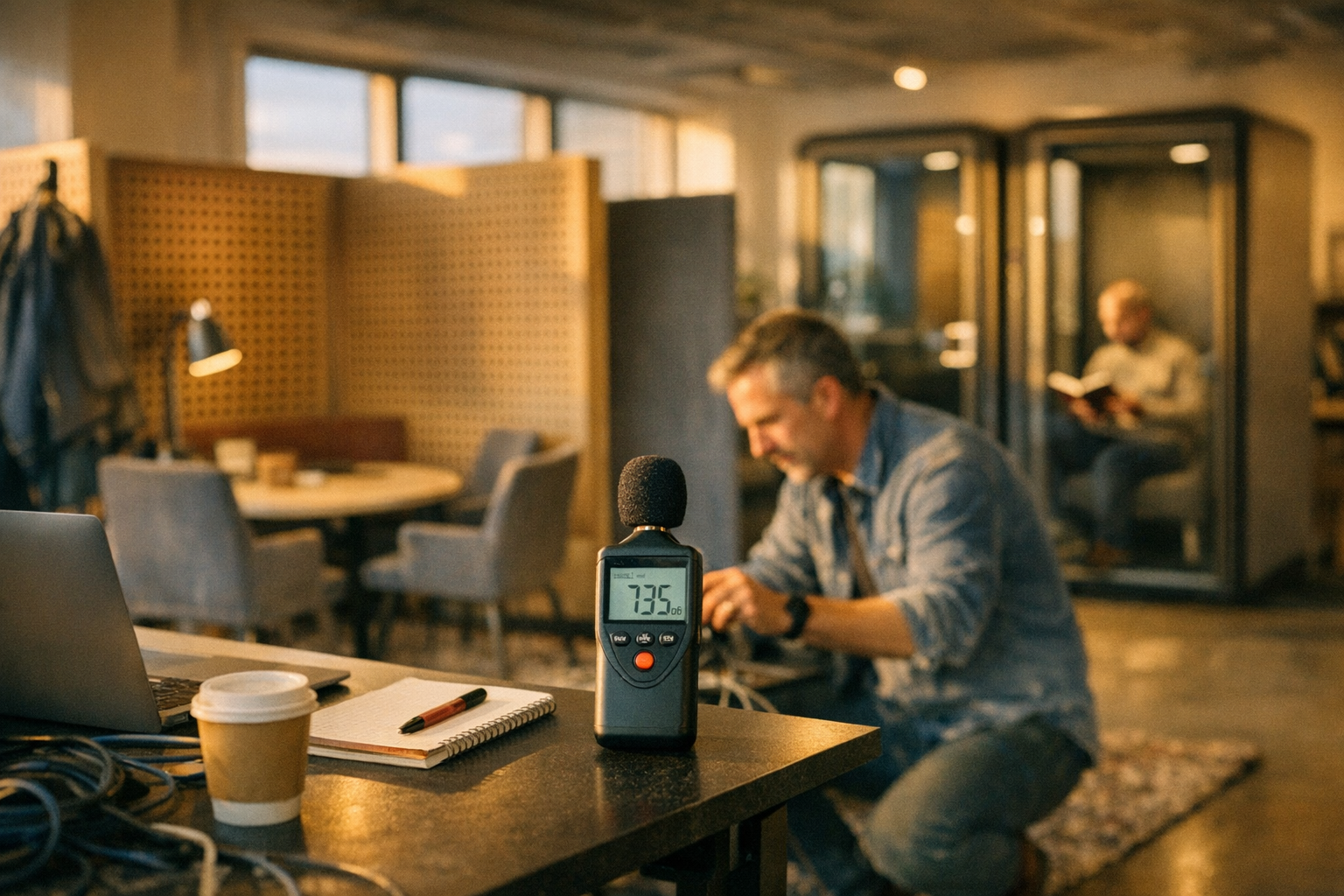 Concentratiezones in moderne kantoorinrichting