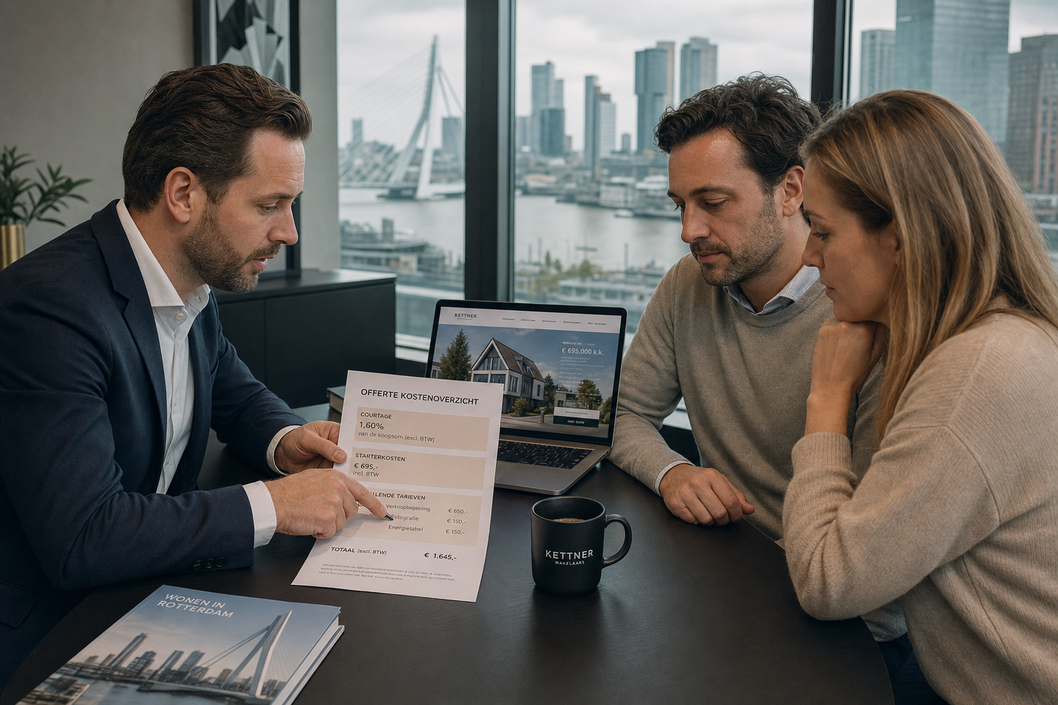 Makelaarskosten Rotterdam overzicht